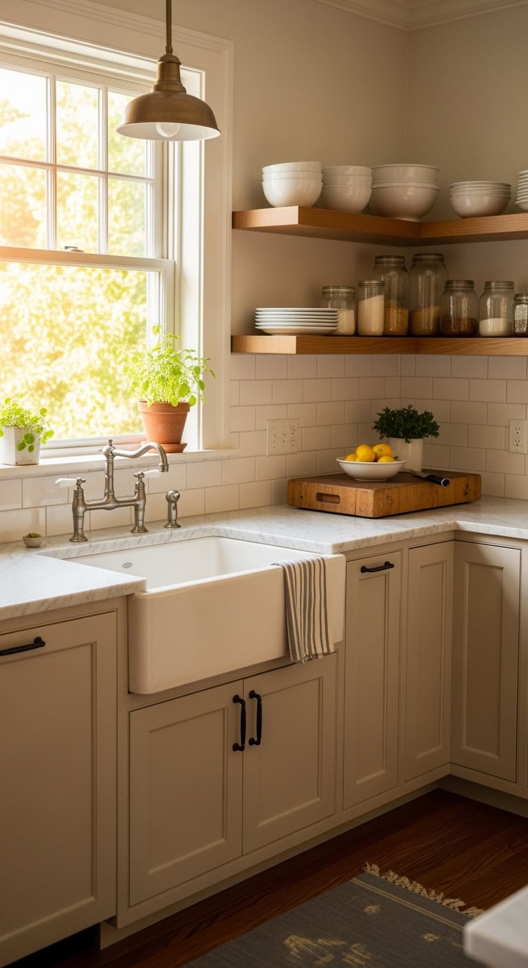 effortlessly chic shaker cabinets