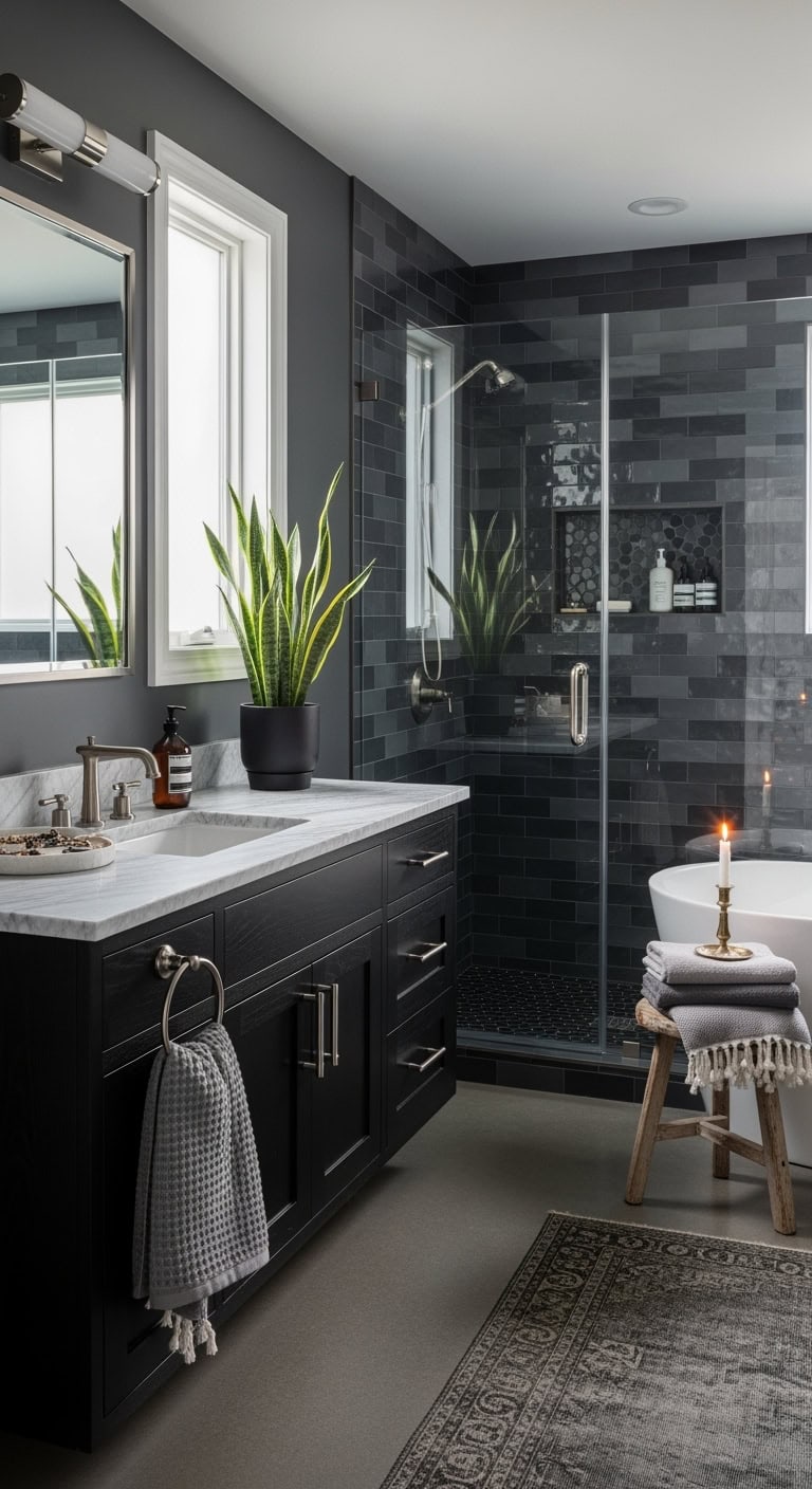 vintage jewelry bathroom hardware accents