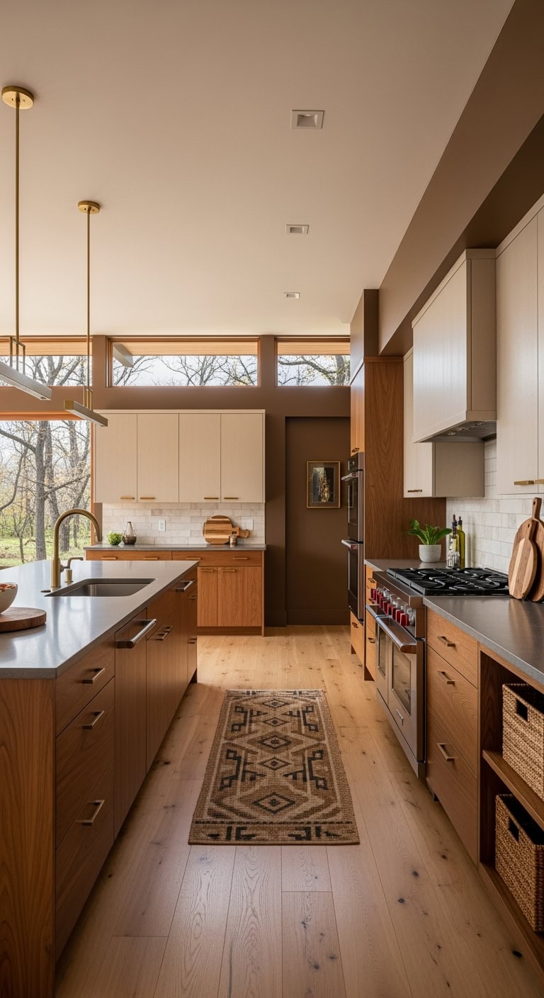 horizontal natural stone warmth