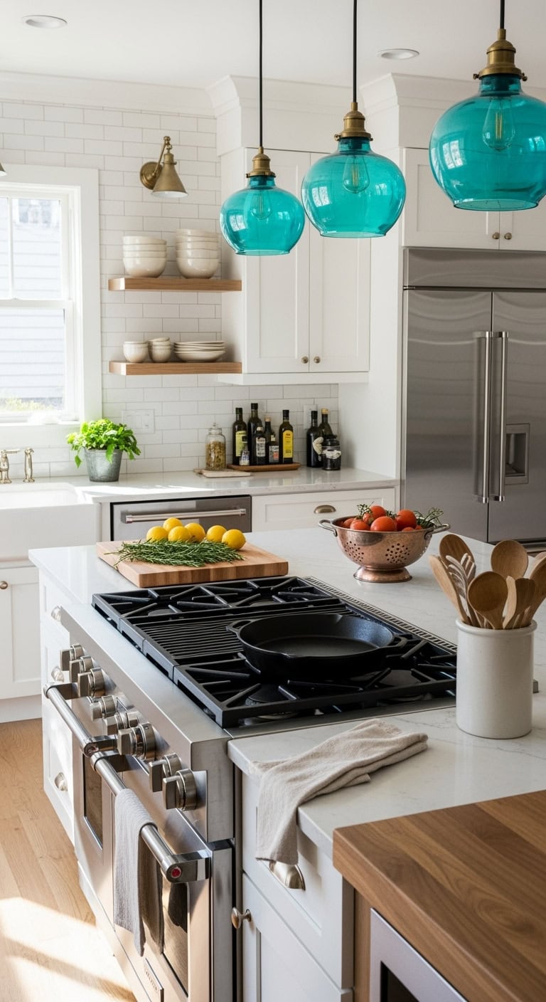 turquoise pendant lighting conversation starters