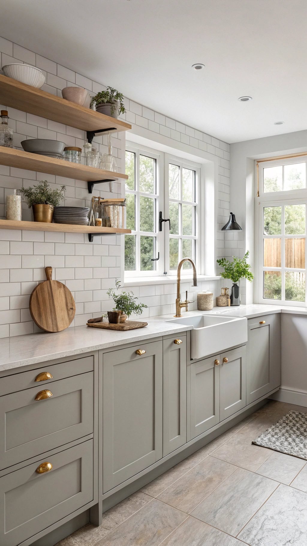 scandinavian gray cabinet elegance