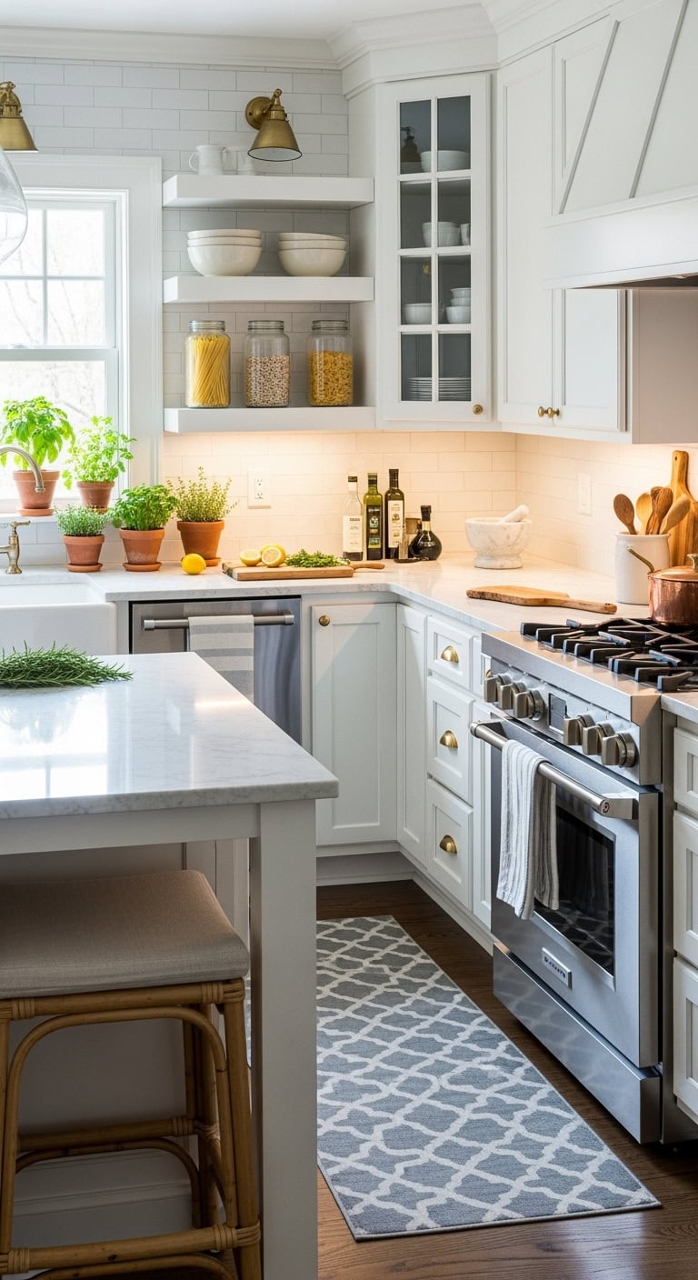 cozy cottage style kitchen design