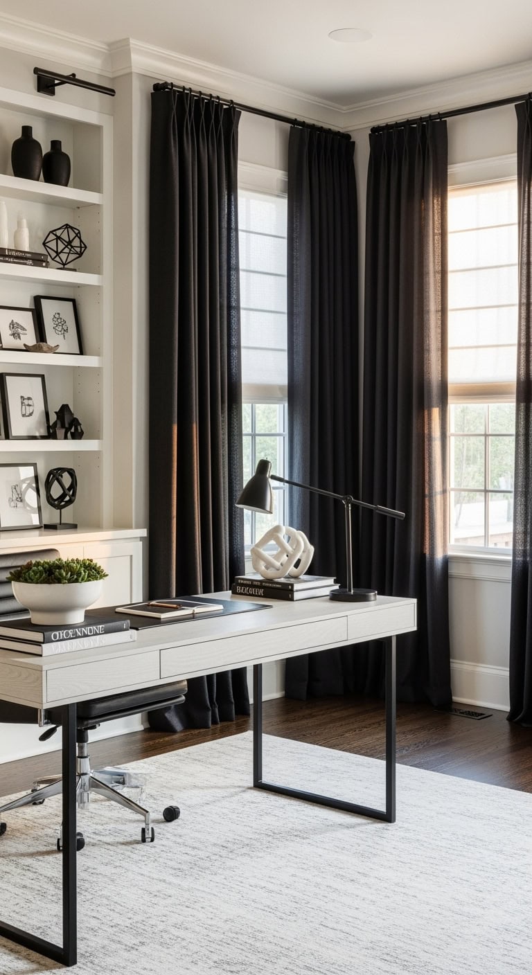 dramatic high impact window treatments