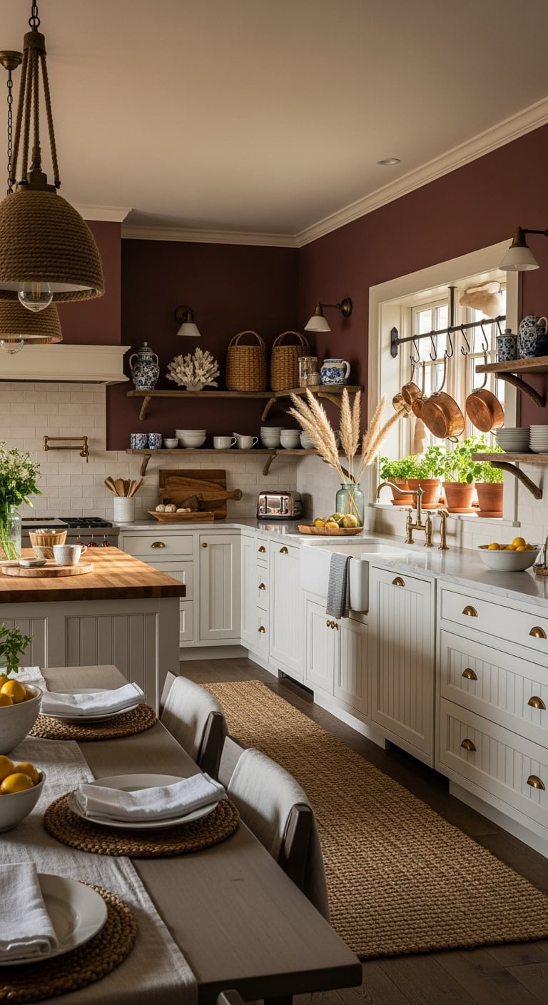 moody coastal kitchen vibes