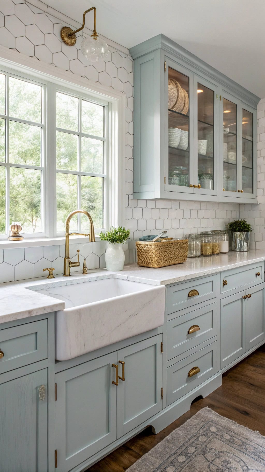 vintage glass knob charm