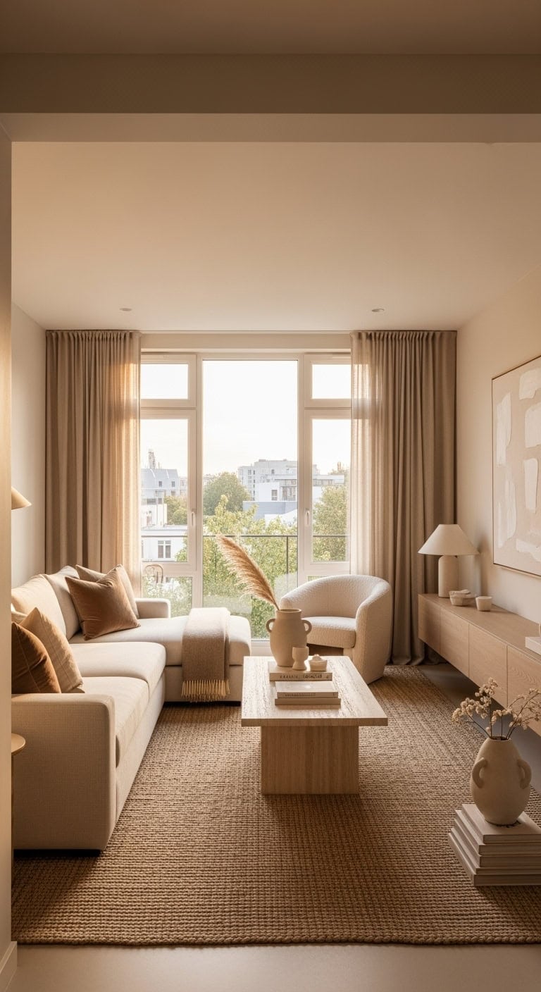 monochromatic beige quiet luxury