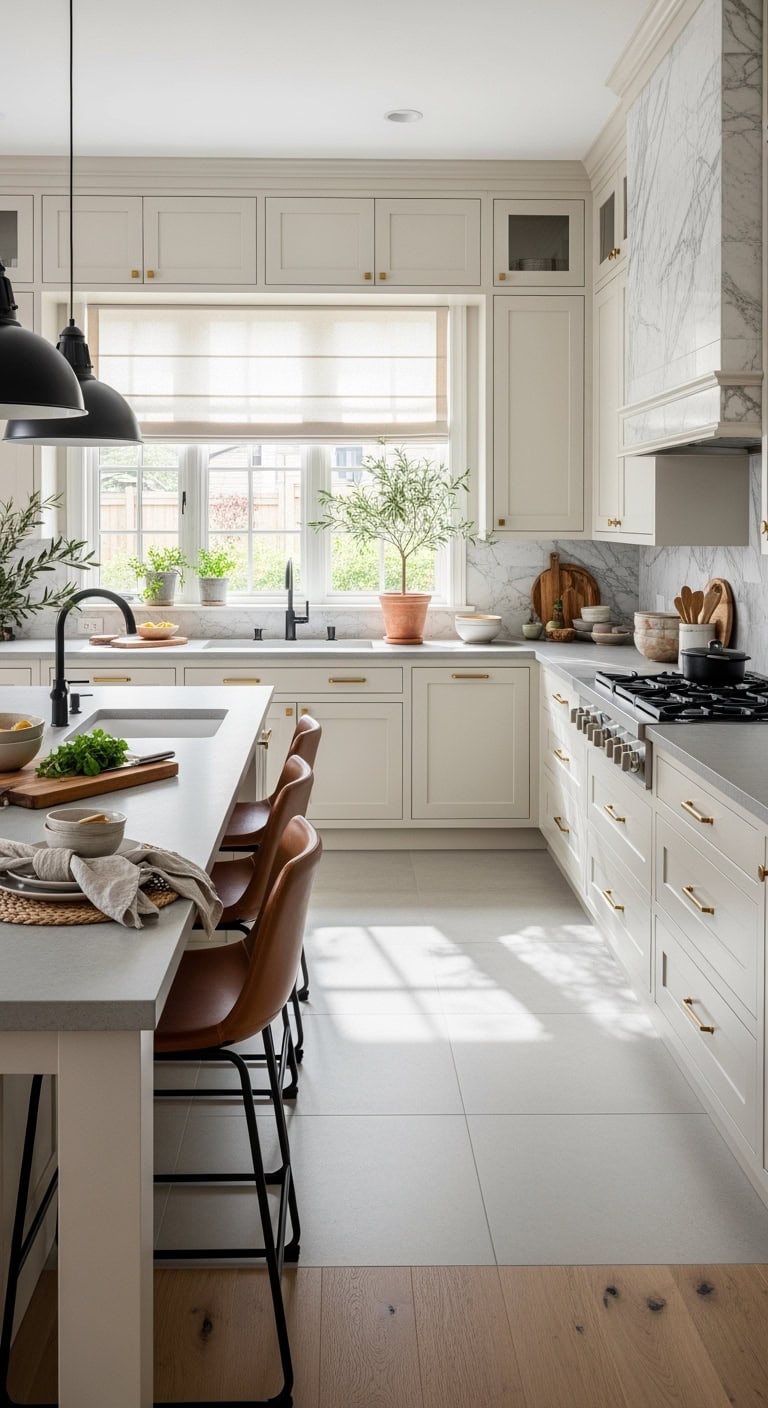 chic minimalist kitchen design