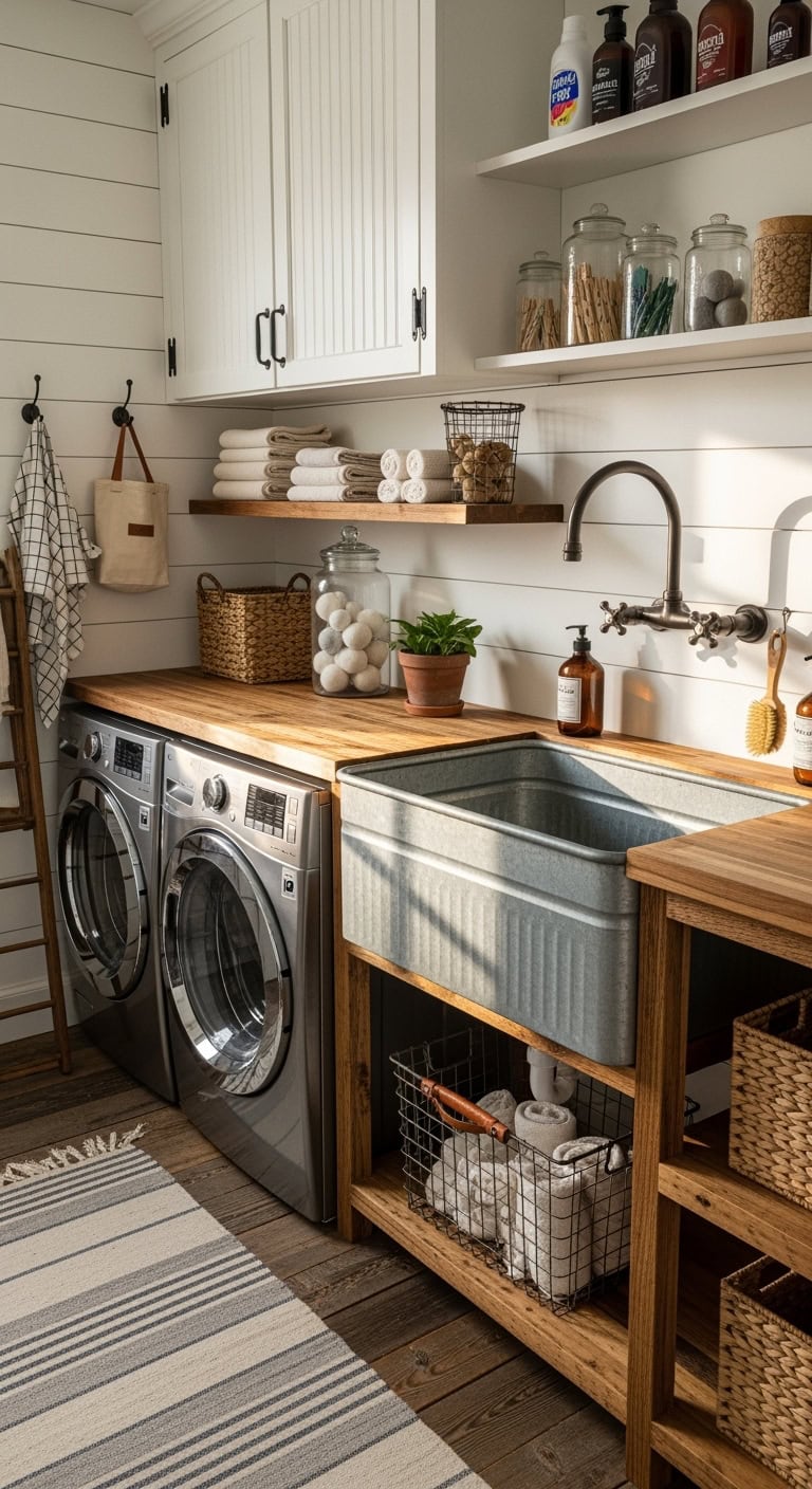 rustic galvanized practical hardwearing