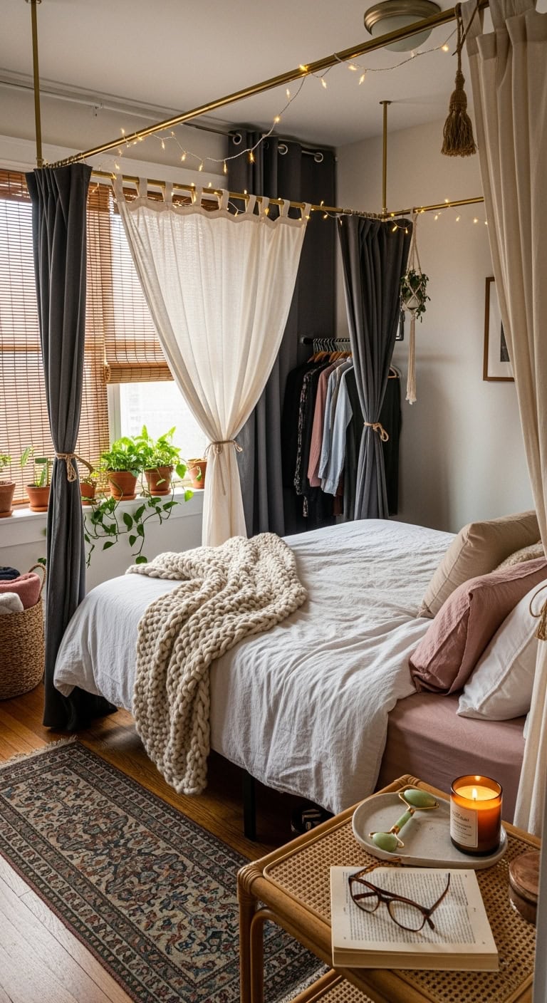 cozy canopy bed privacy sanctuary