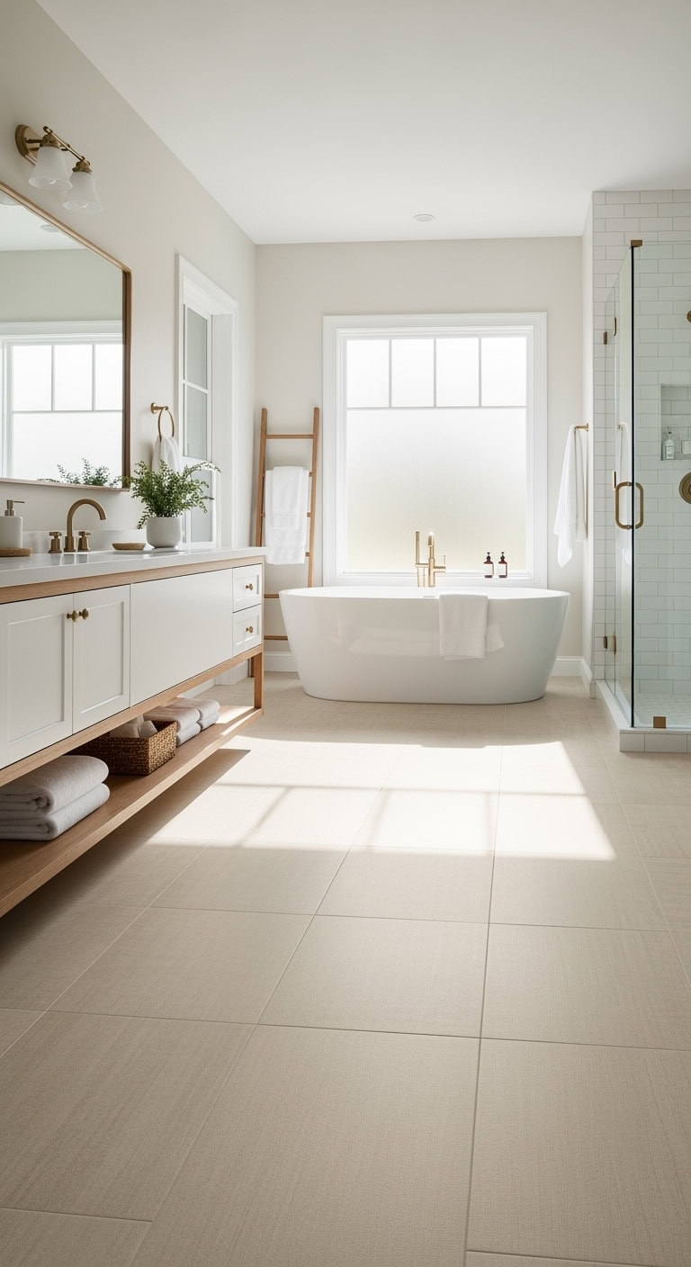 relaxed textured beige durable tiles