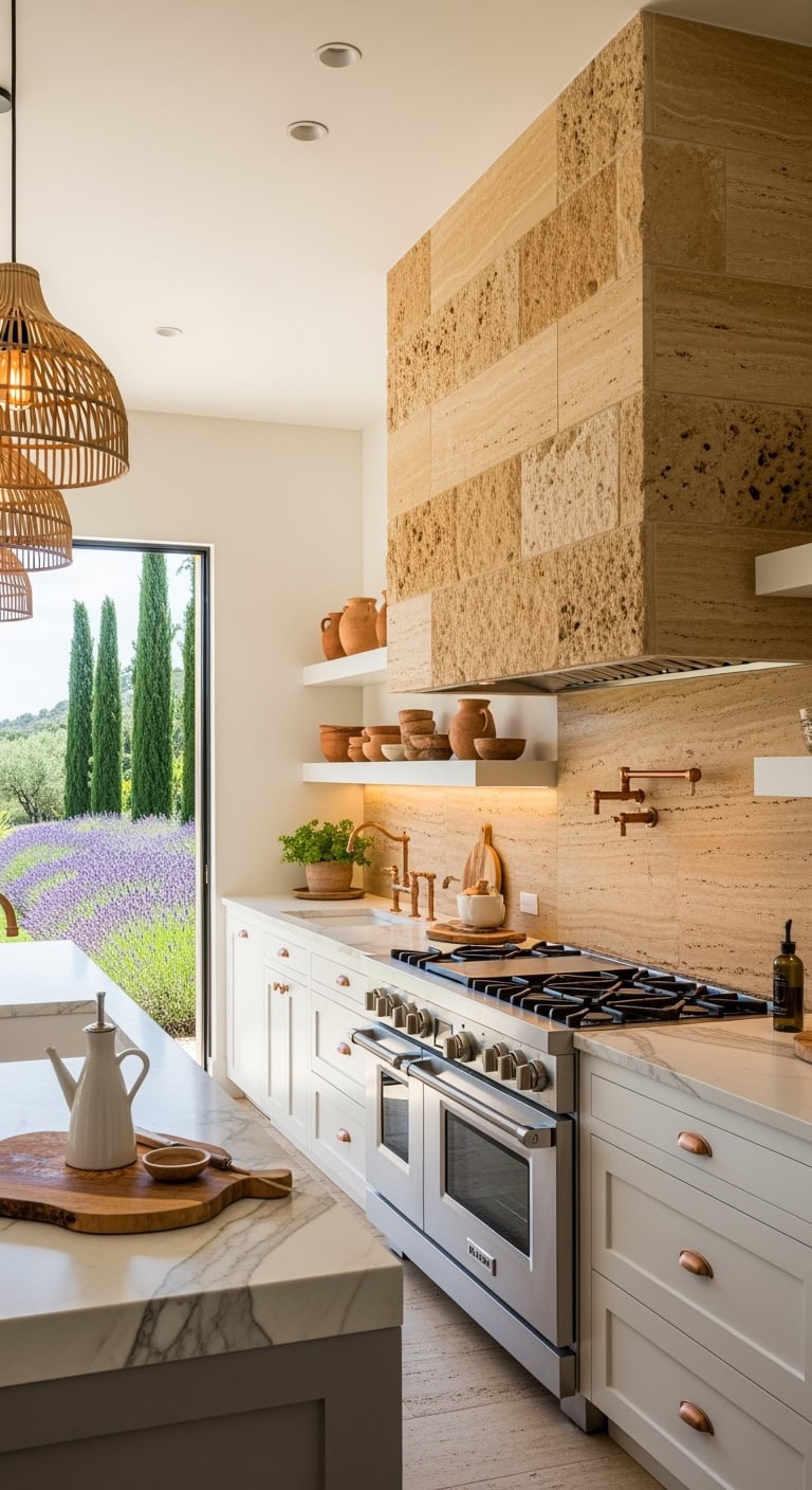 warm textured dramatic stone wall cladding