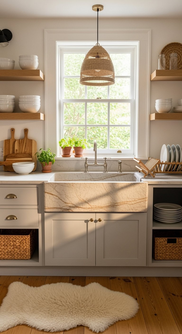 natural light layered balanced