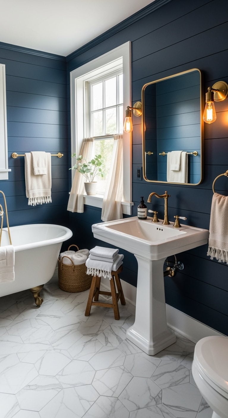 elegant timeless bathroom styling