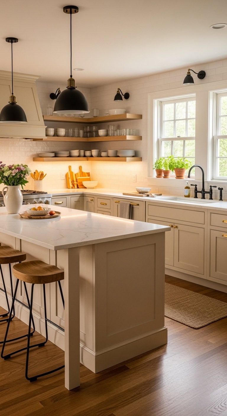 sophisticated cream kitchen elegance