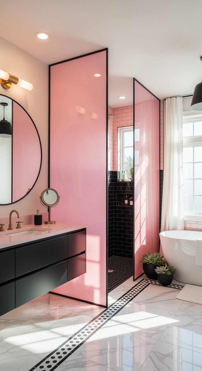 dreamy functional stylish bathroom dividers