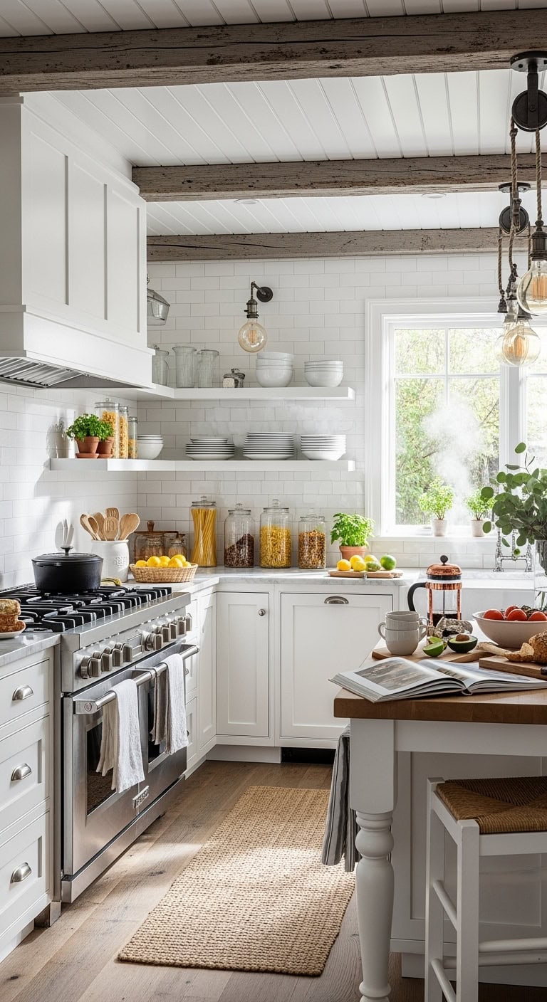 bright airy beach house aesthetic