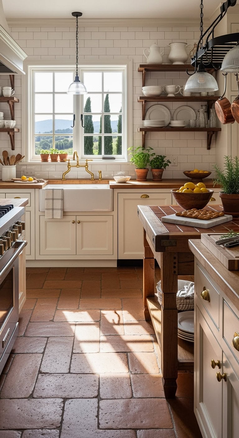 rustic tuscan farmhouse kitchen charm