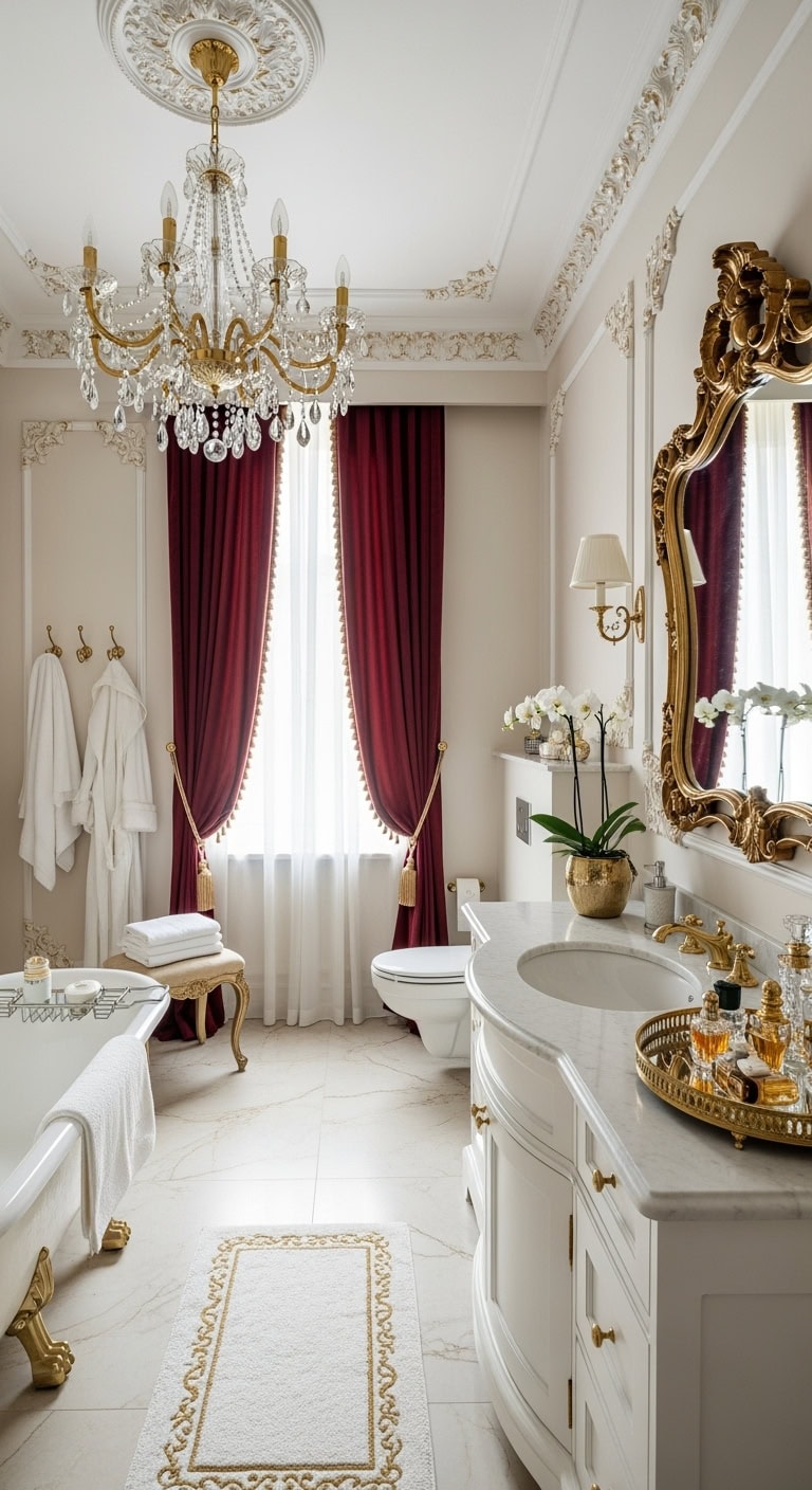 opulent gilded royal inspired contrast focused design