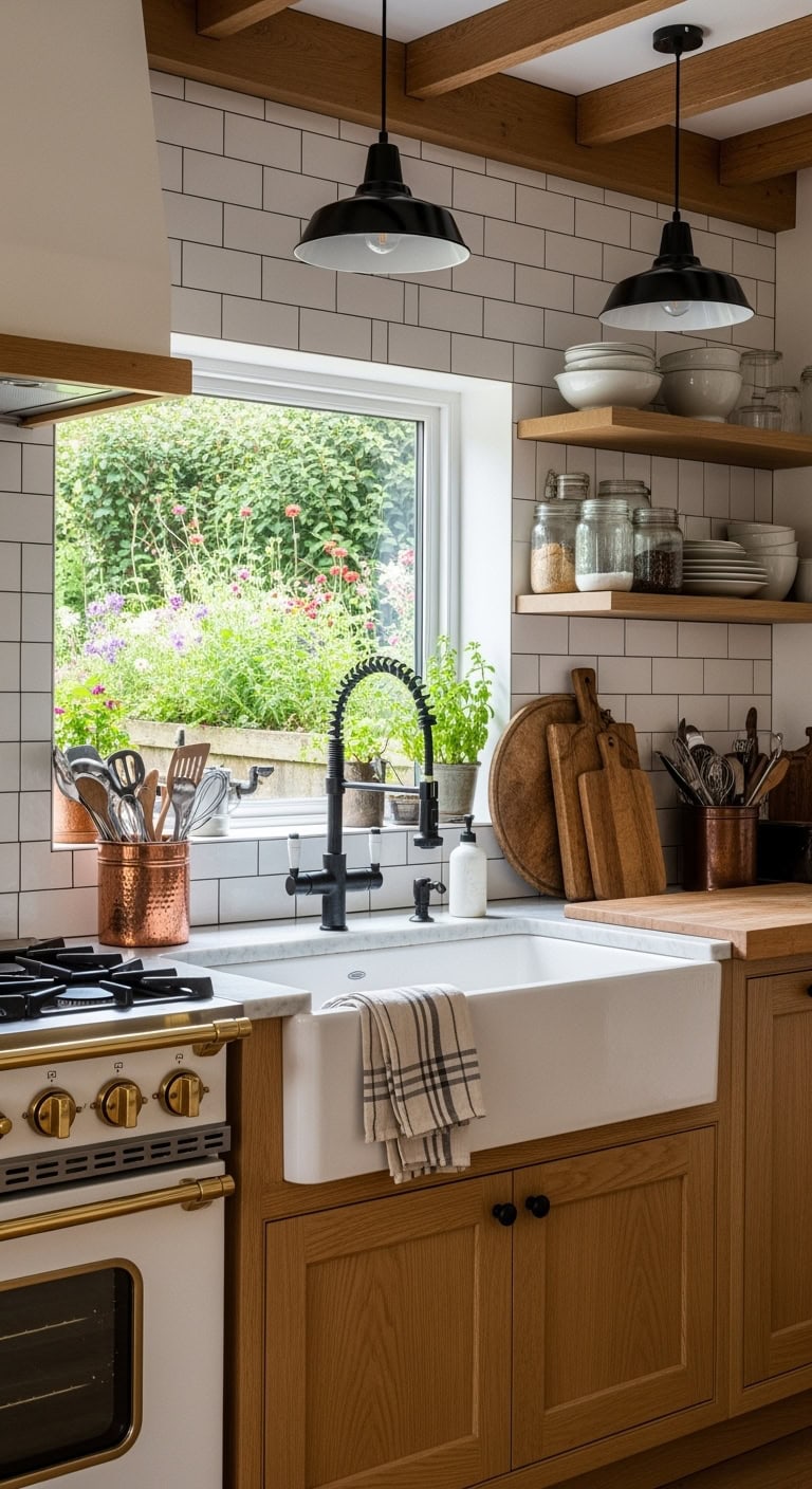 vintage charm modern contrast