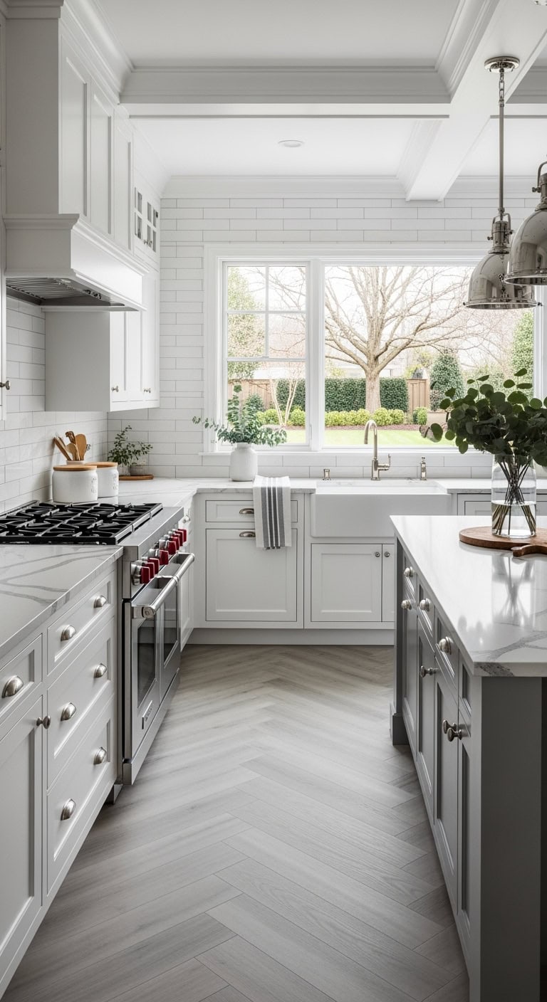 practical luxury quartz kitchen