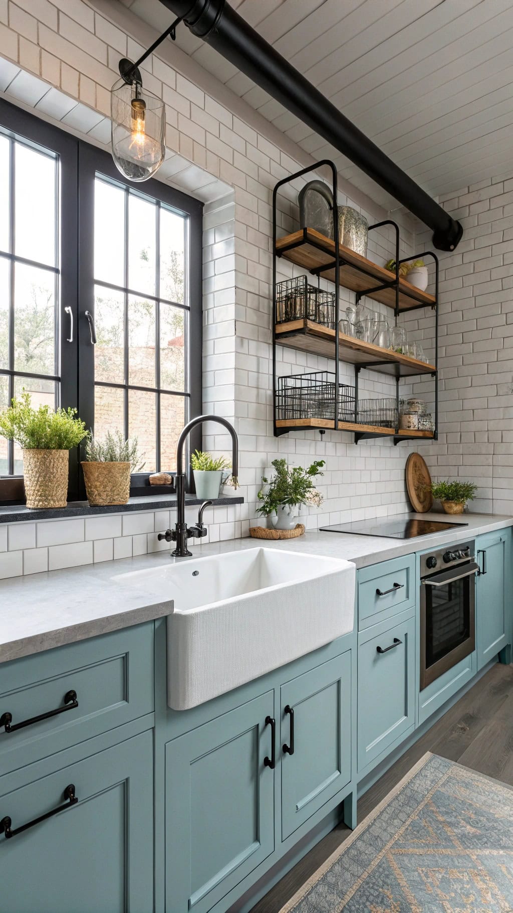 industrial charm meets softness