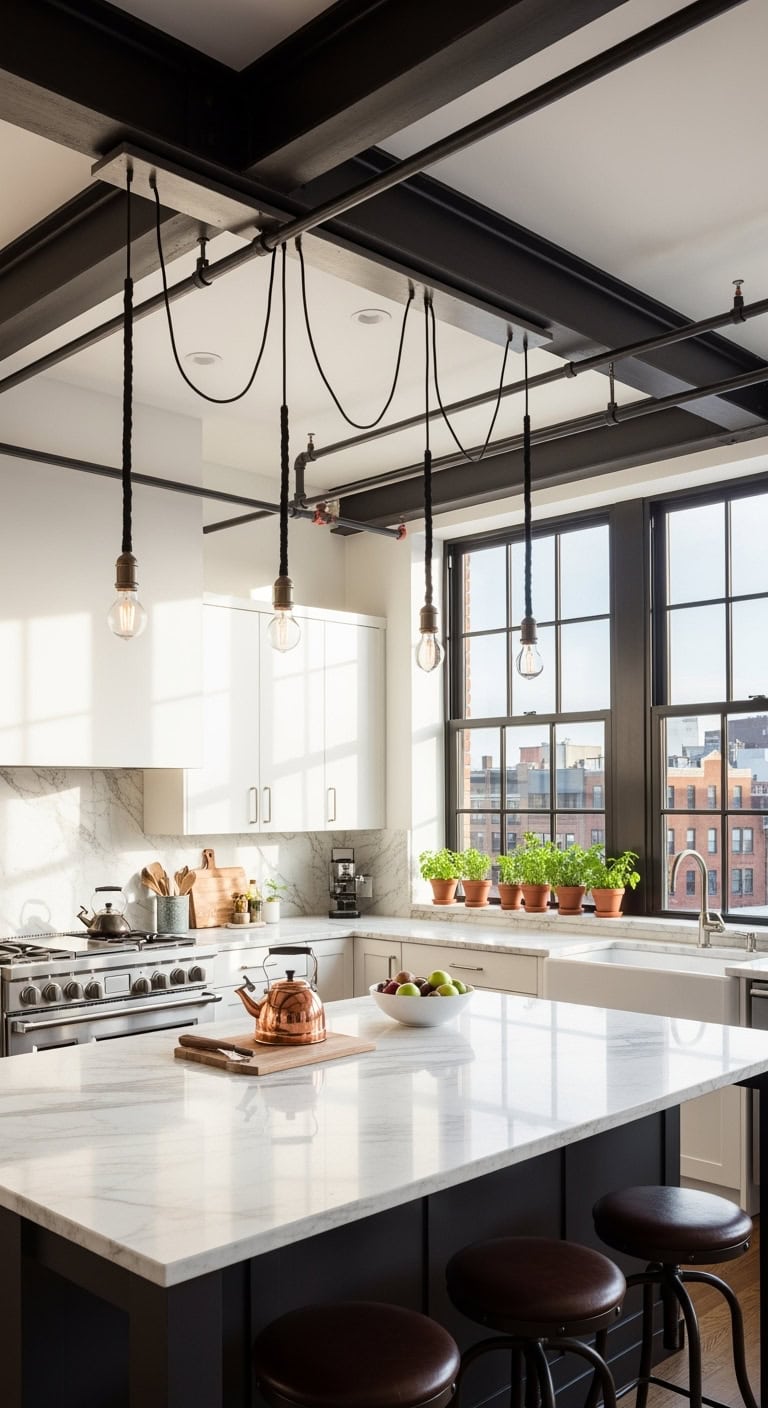 rustic industrial warm inviting