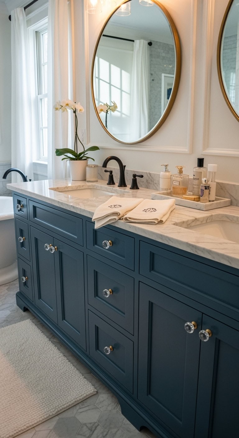 elegant sophisticated bathroom luxury styling