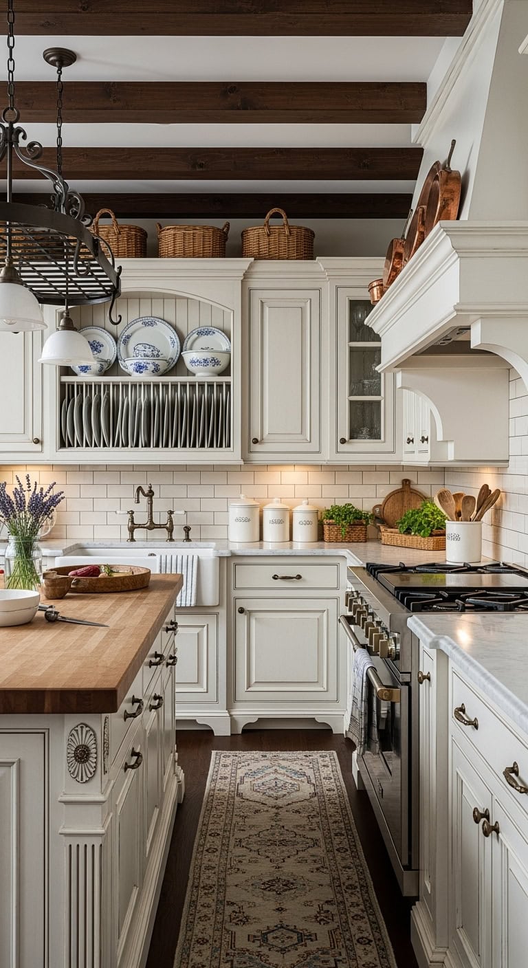 french country kitchen charm