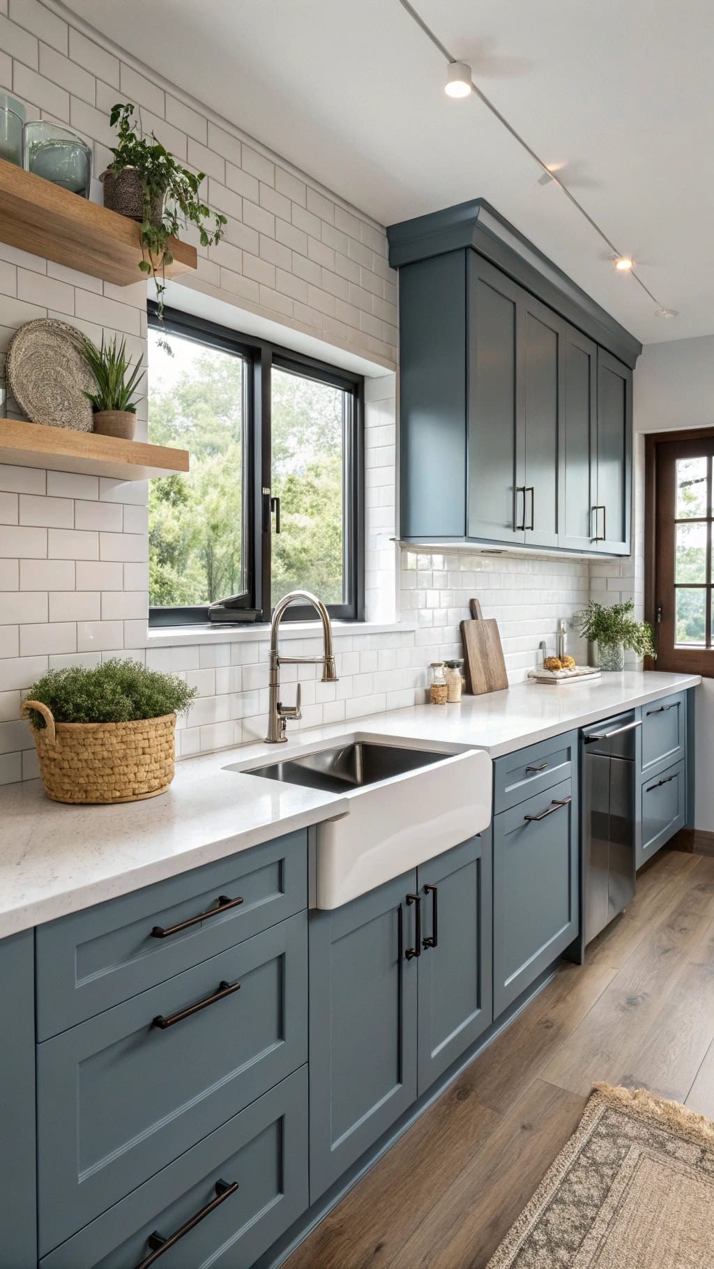 sleek seamless kitchen design