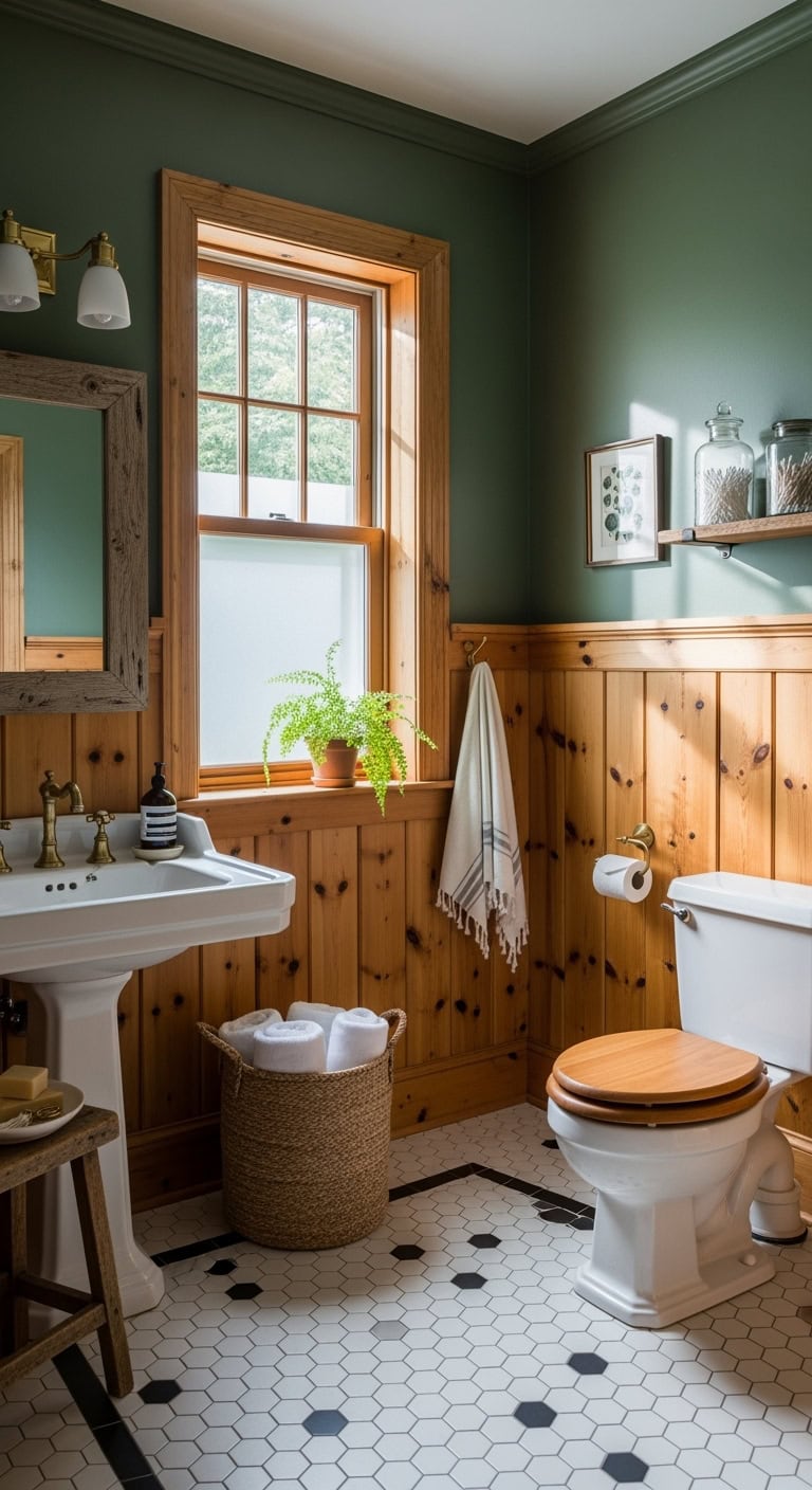 vintage warm textured cottage