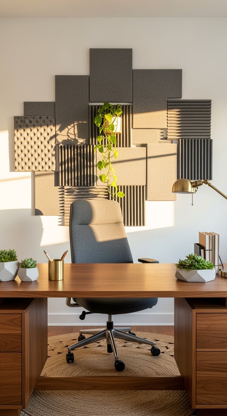 sophisticated cozy creative acoustic haven