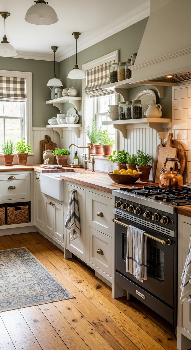 cottage kitchen charm essentials