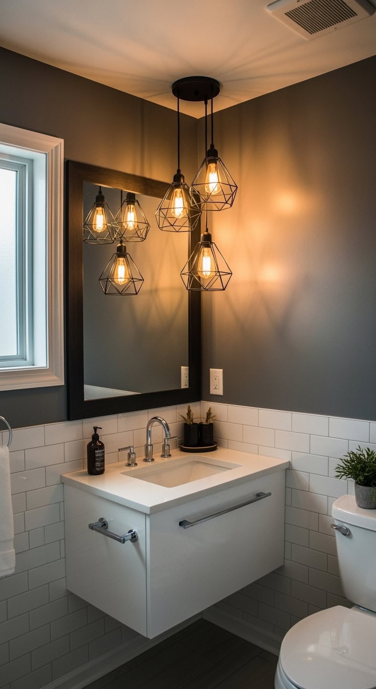 dramatic dark pendant light fixtures