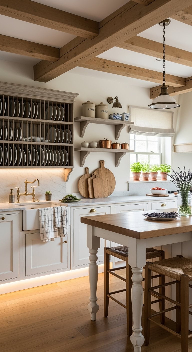 ch teau chic farmhouse kitchen