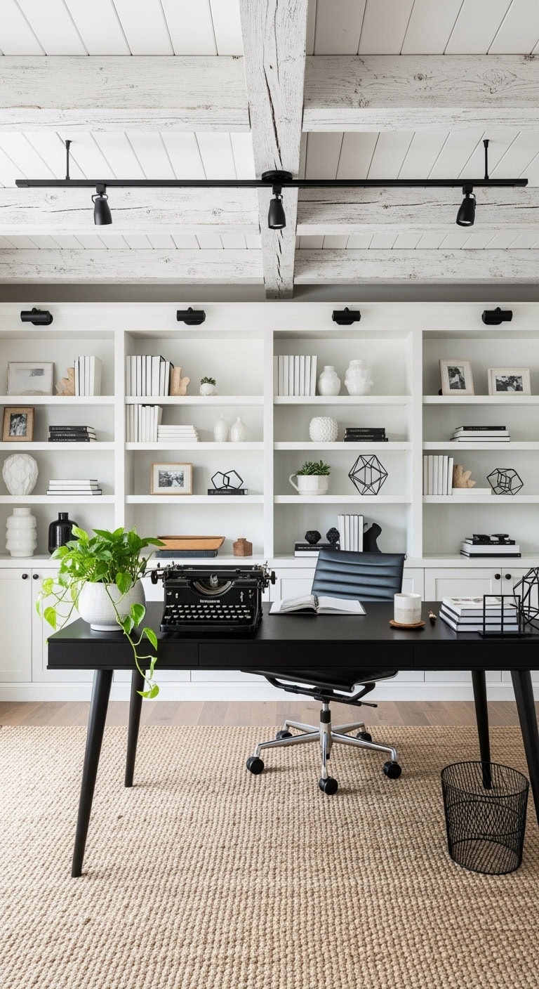 modern farmhouse executive office