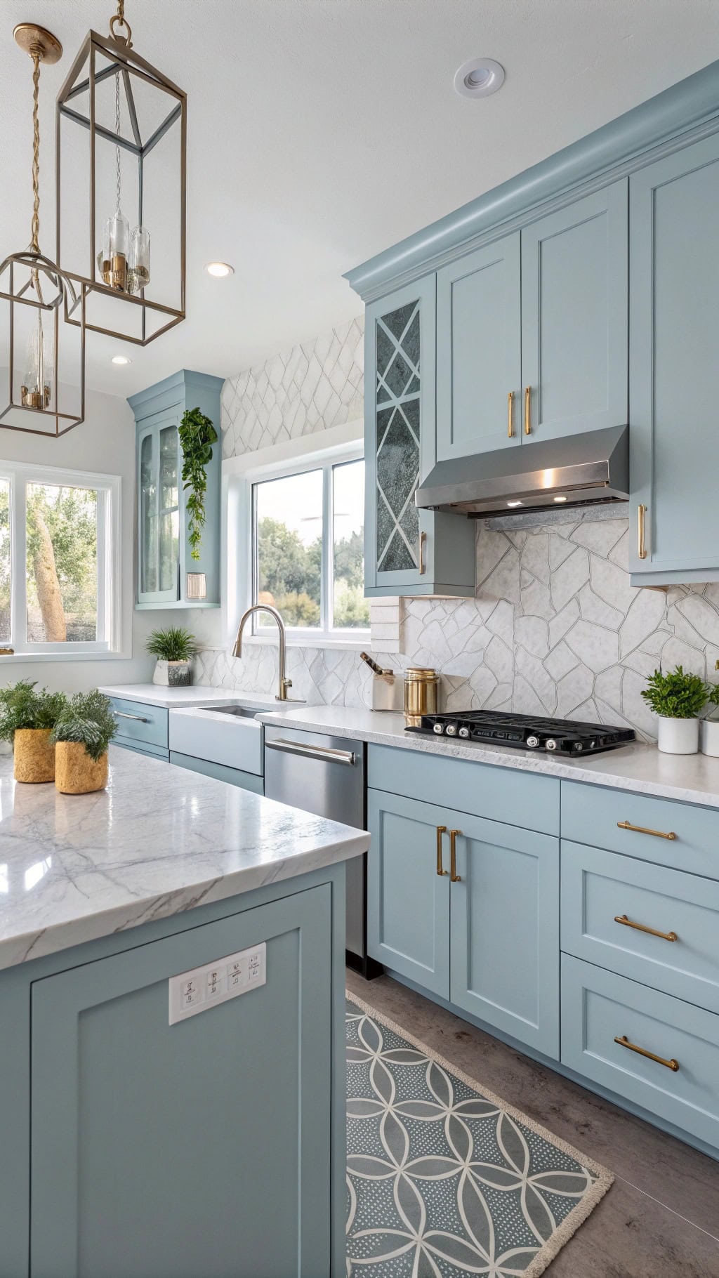 contemporary blue quartz elegance