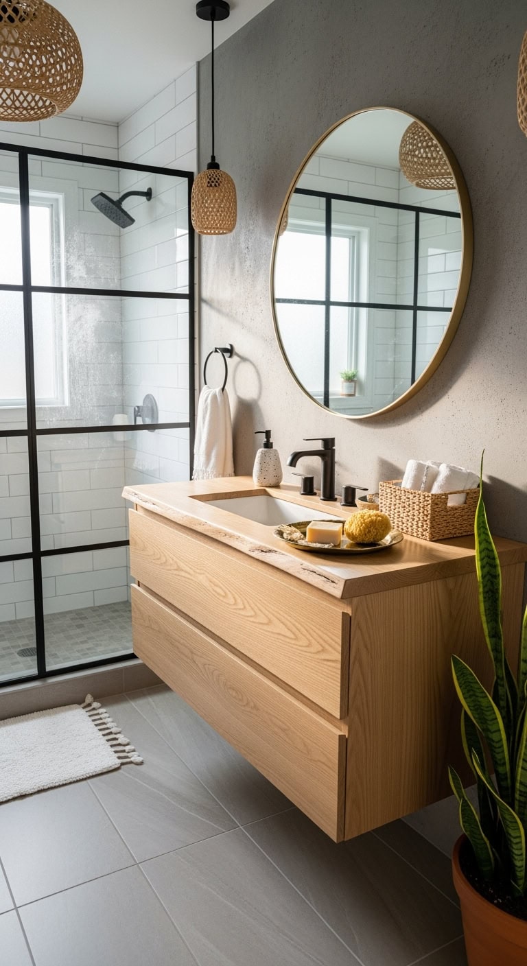 industrial chic concrete cocoon