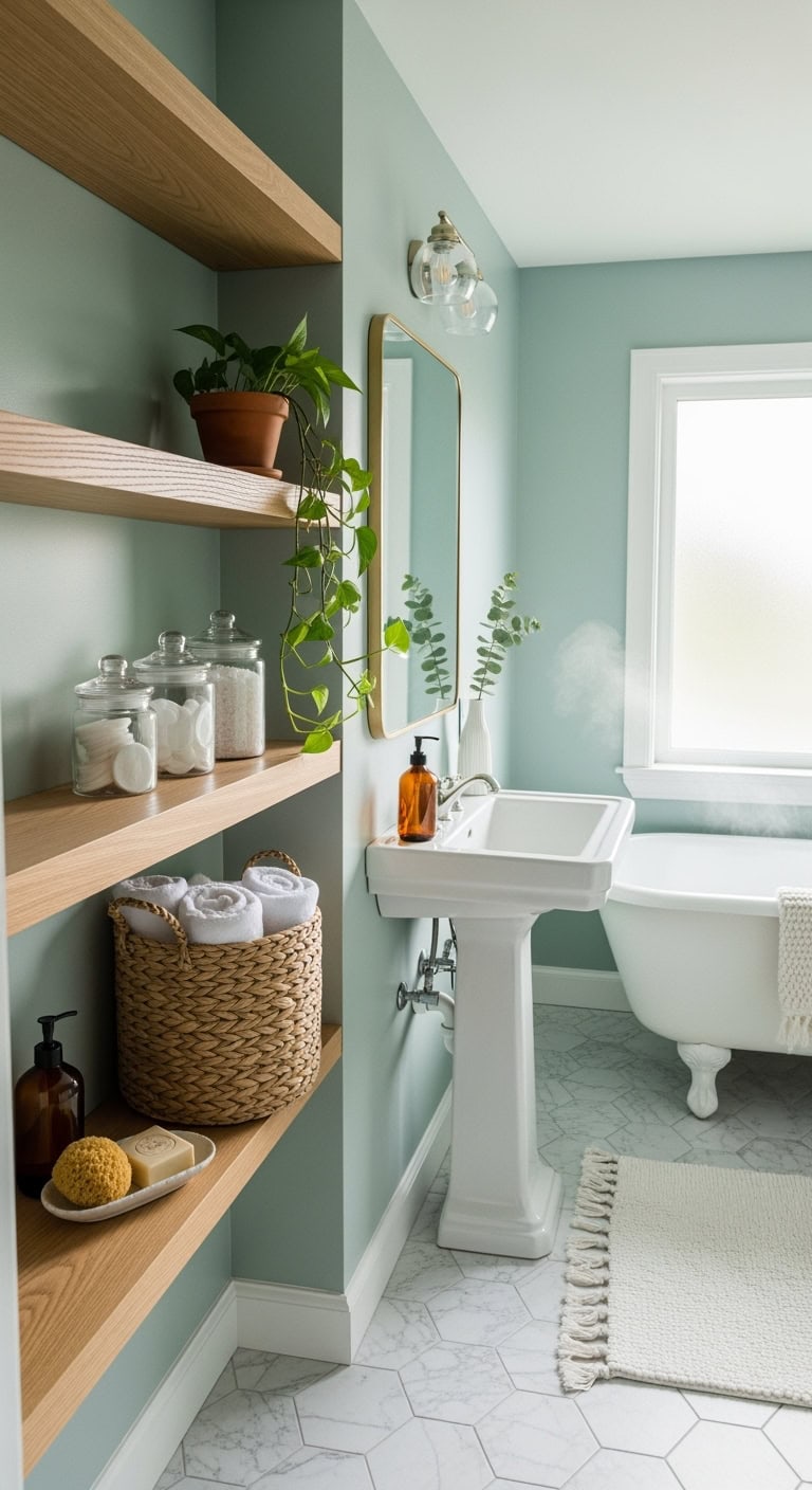 organic bathroom decor inspiration