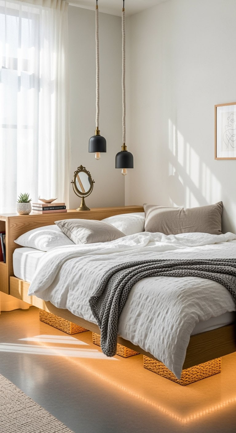 floating corner minimalist functional