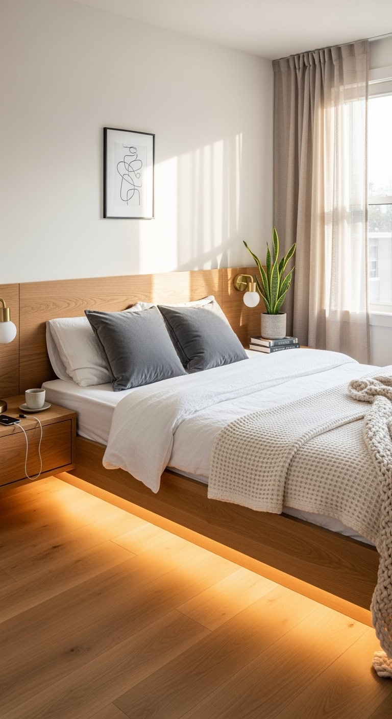 minimalist spacious functional cozy