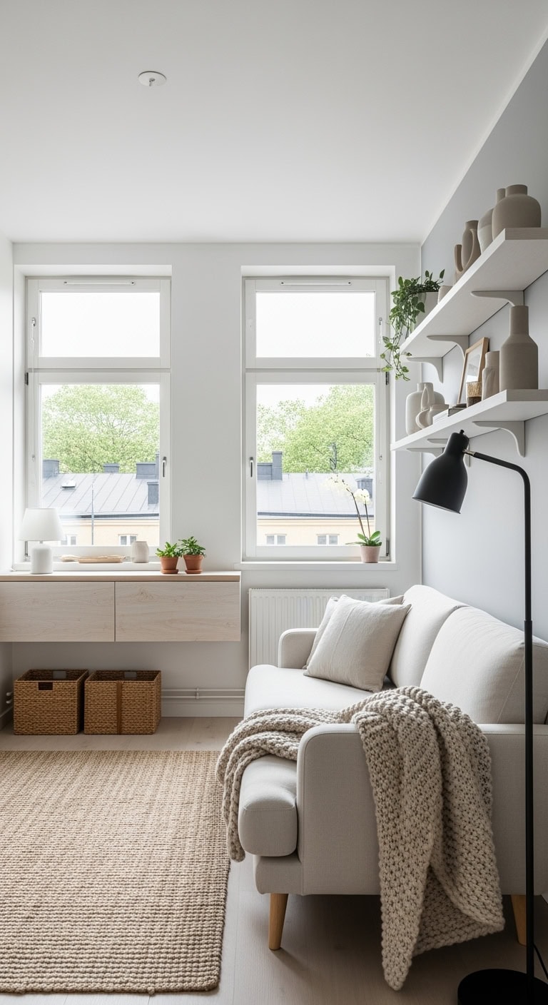 minimal scandinavian natural wood warmth