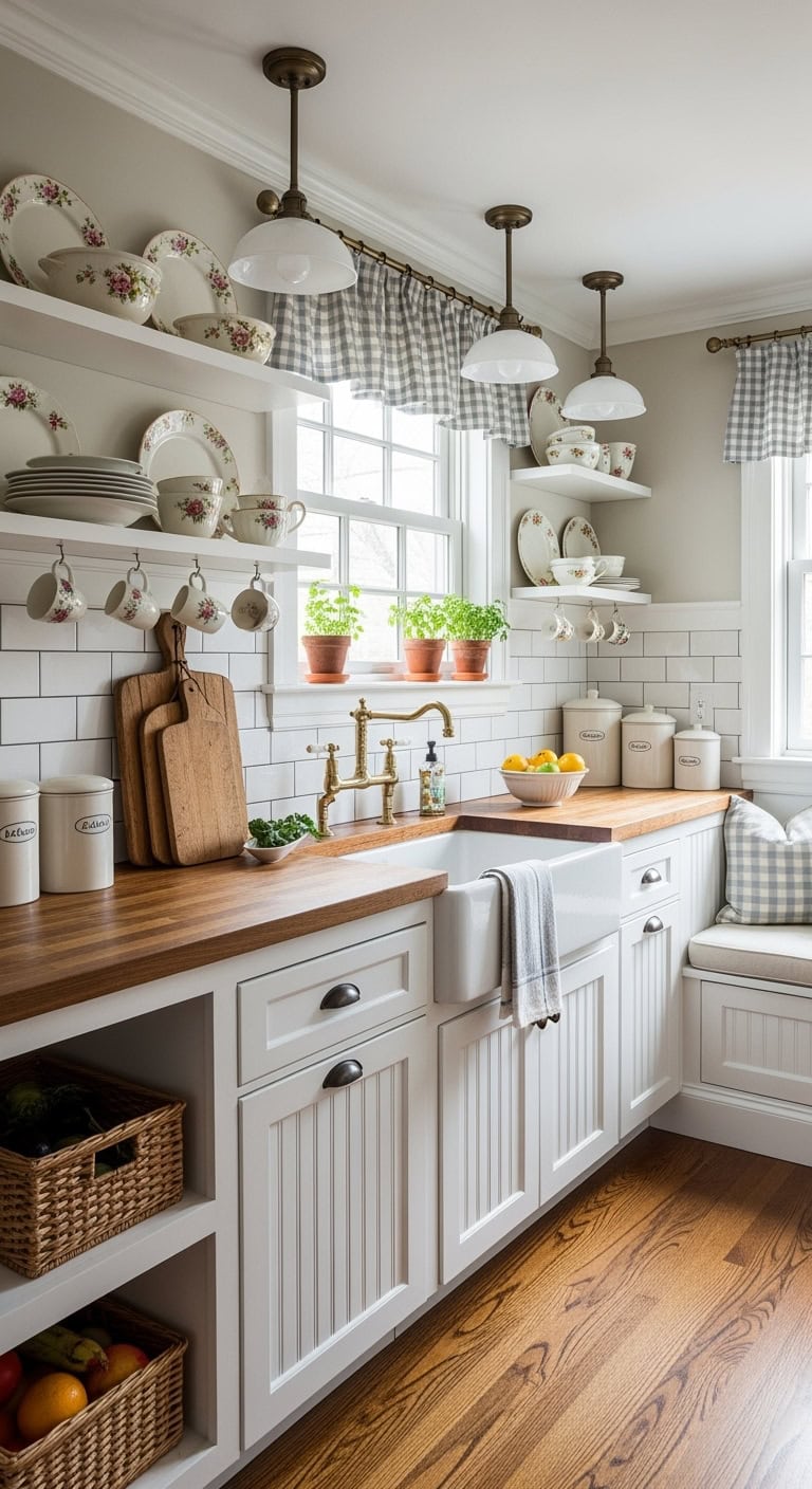 cottage kitchen charm essentials