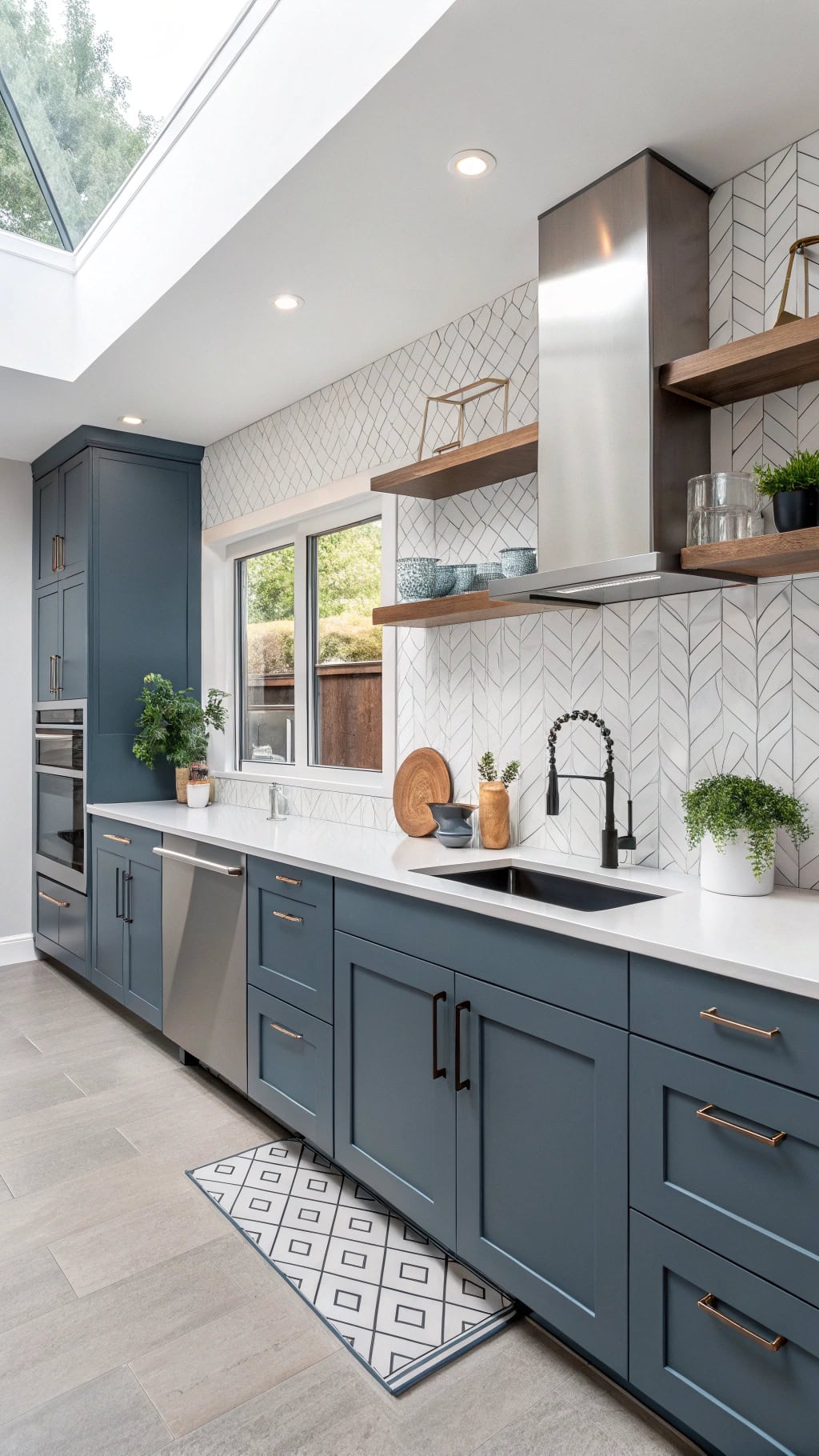 sleek sophisticated minimalist kitchen