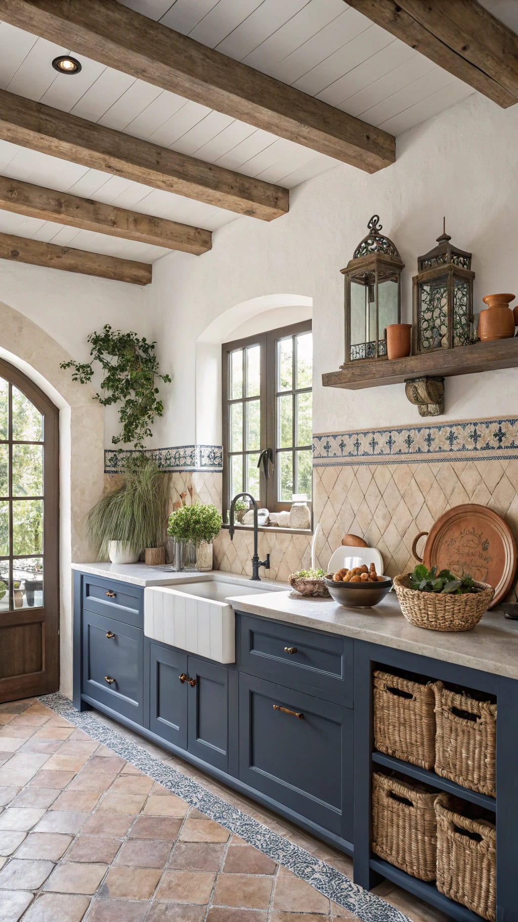 navy and white coastal elegance