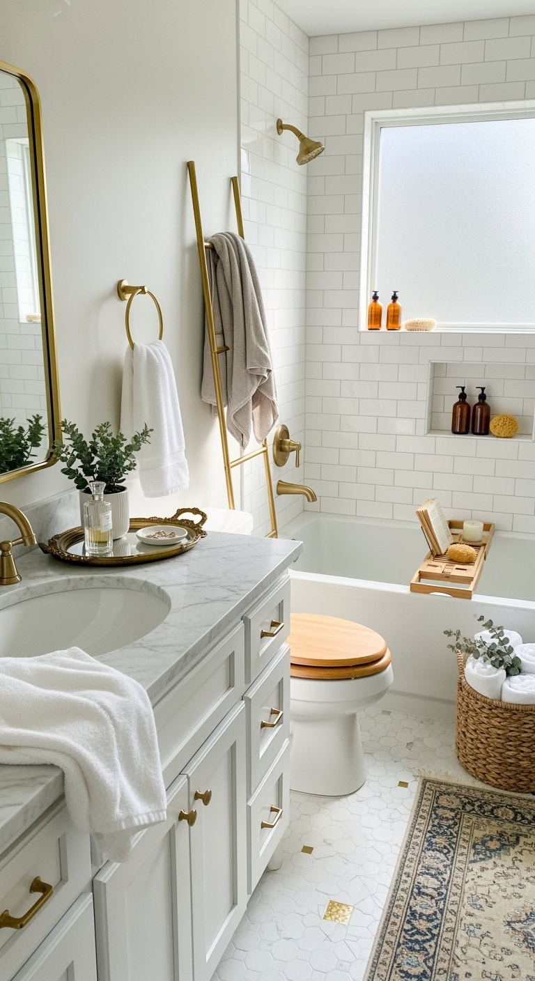 organized vanity tray elevates bathroom display