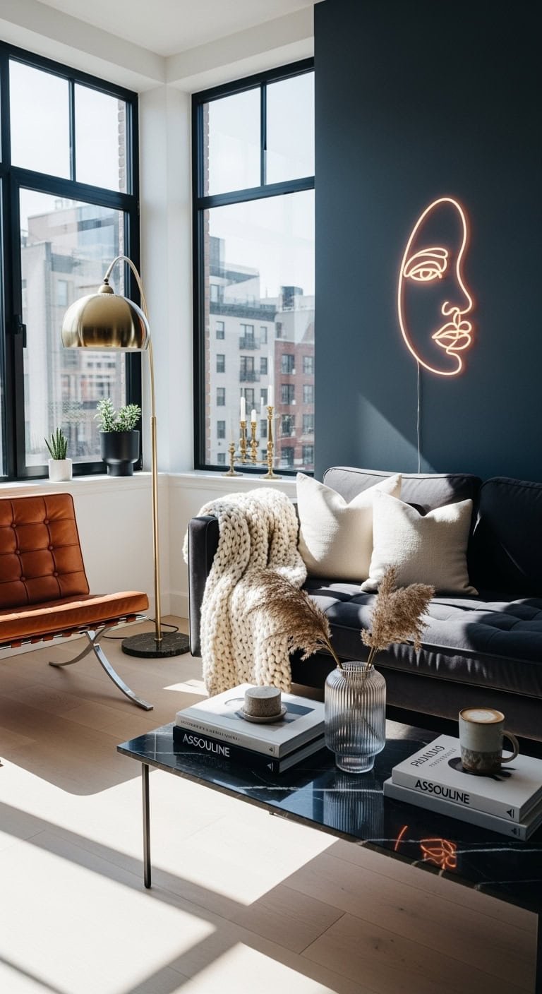 sophisticated glow of electric rebellion