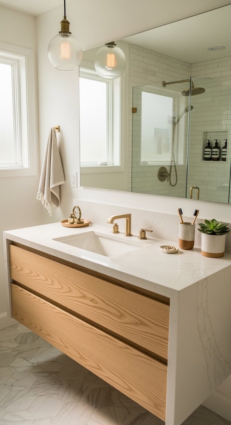 elegant serene luxurious bathroom moments