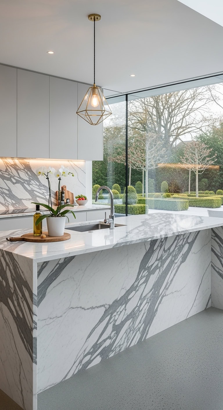 captivating marble veining artistic expression
