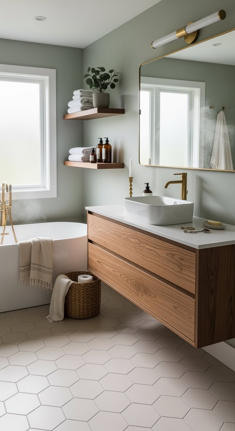 elegant and sophisticated bathroom design