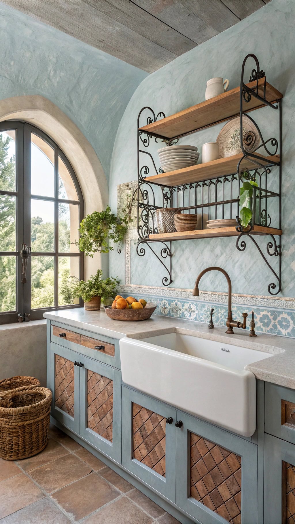 mediterranean textured plaster charm